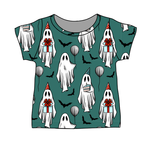 Birthday Ghost Sewn T-shirt